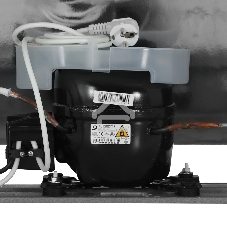 Холодильник Nordfrost NRT 145 132 серебристый двухкамерный 209/68 л морозилка сверху, ручная разморозка