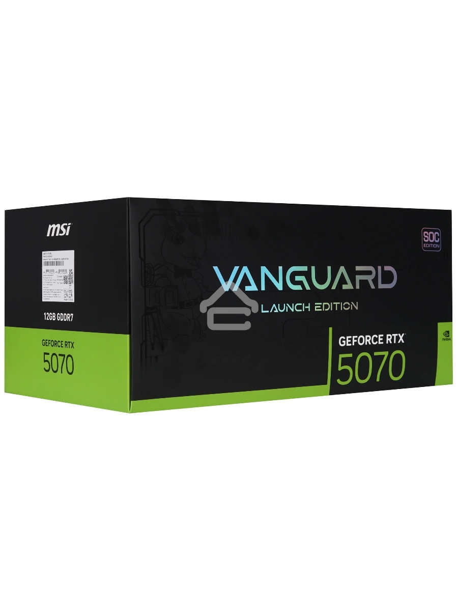 Видеокарта MSI RTX5070 VANGUARD SOC 12GB GDDR7 192bit 3xDP HDMI 3FAN RTL