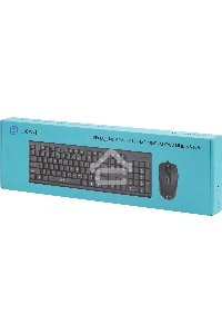 Клавиатура + мышь Oklick 630M клав:черный мышь:черный USB