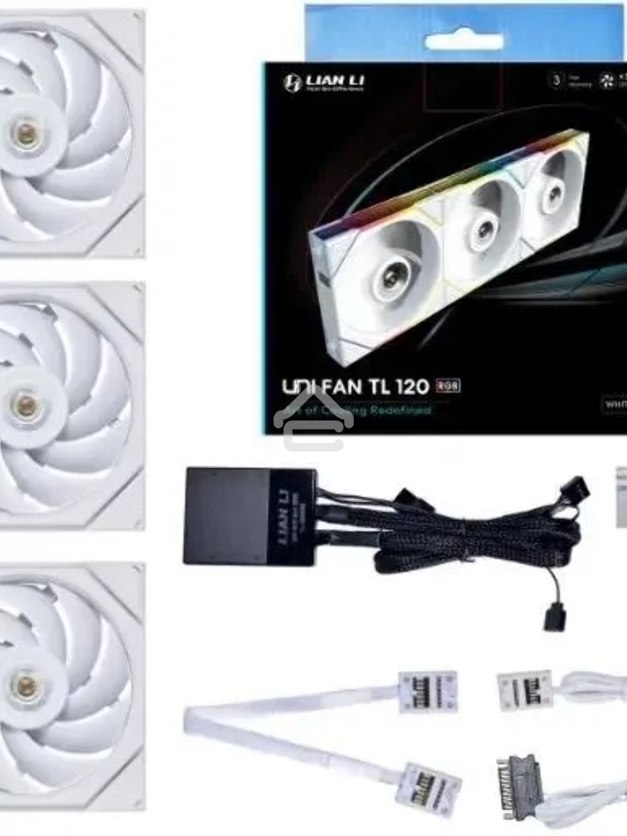 Вентилятор Lian-Li Uni Fan TL 120 Triple ARGB G99.12TL3W.00 белый 2600rpm 33dB 7-pin