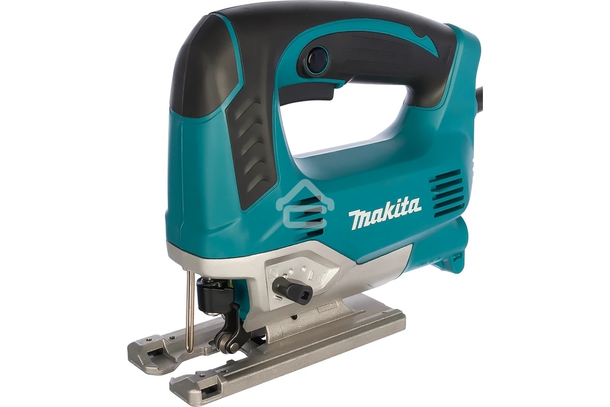 Лобзик Makita JV0600K Лобзик,в\рук, 650Вт,500-3100об\м,ход-23мм,рез-90мм,2.4кг,чем,3маятн+1