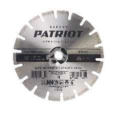 Диск PATRIOT EXPERT  алмазный сегментный 300х25,4/20 по Асфальту