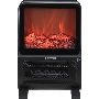 Тепловентилятор HIBERG TSF 3000 B, черный, 2000 Вт, 30 м2, с 3D - камином