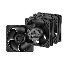 Комплект вентиляторов для корпуса Arctic S12038-4K 3 Pack черный, 120 мм, 4000 об/мин, 4 pin