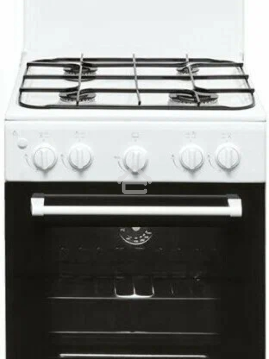 Плита газовая Cezaris ПГ 2150-04 белый, конфорок 4 шт, духовка 43 л, 51 см x 85 см x 55 см