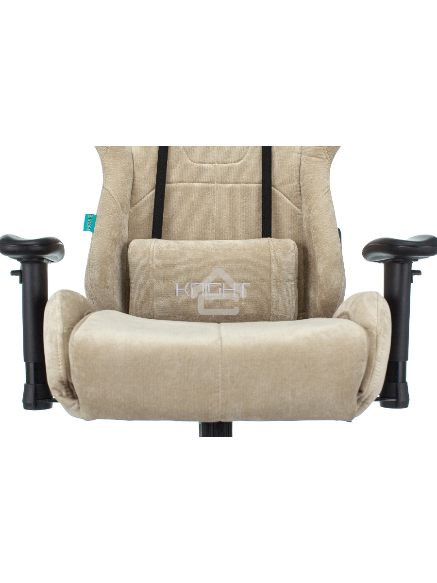 Кресло игровое Бюрократ VIKING KNIGHT LT21 FABRIC песочный крестовина металл/пластик