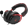 Наушники с микрофоном A4Tech Bloody M590i красный/черный 1м мониторные USB оголовье