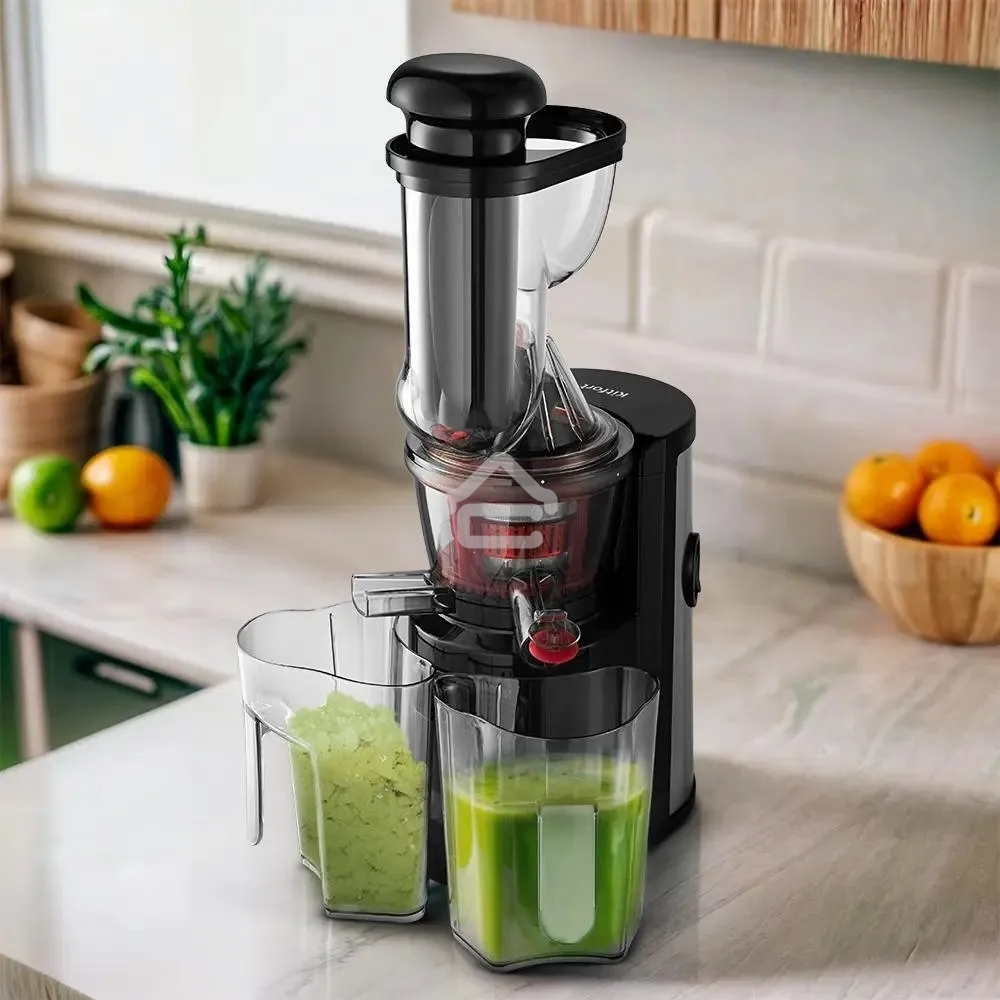 Соковыжималка шнековая Kitfort КТ-1162 150 Вт рез.сок.:1000мл. черный