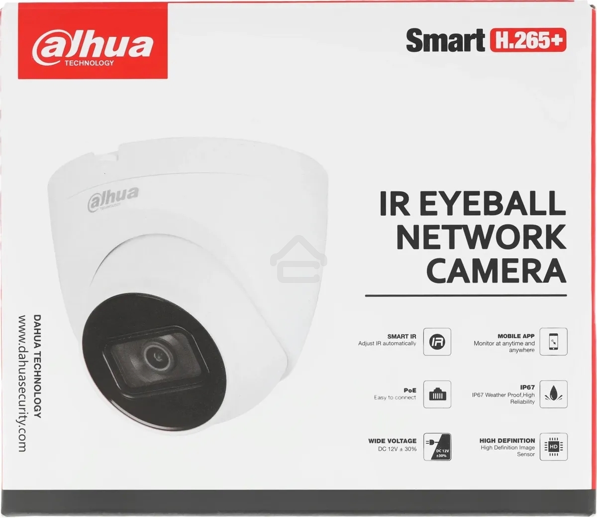 Камера видеонаблюдения IP Dahua DH-IPC-HDW2230TP-AS-0280B-S2(QH3) 2.8-2.8мм цв. (DH-IPC-HDW2230TP-AS-0280B-S2)