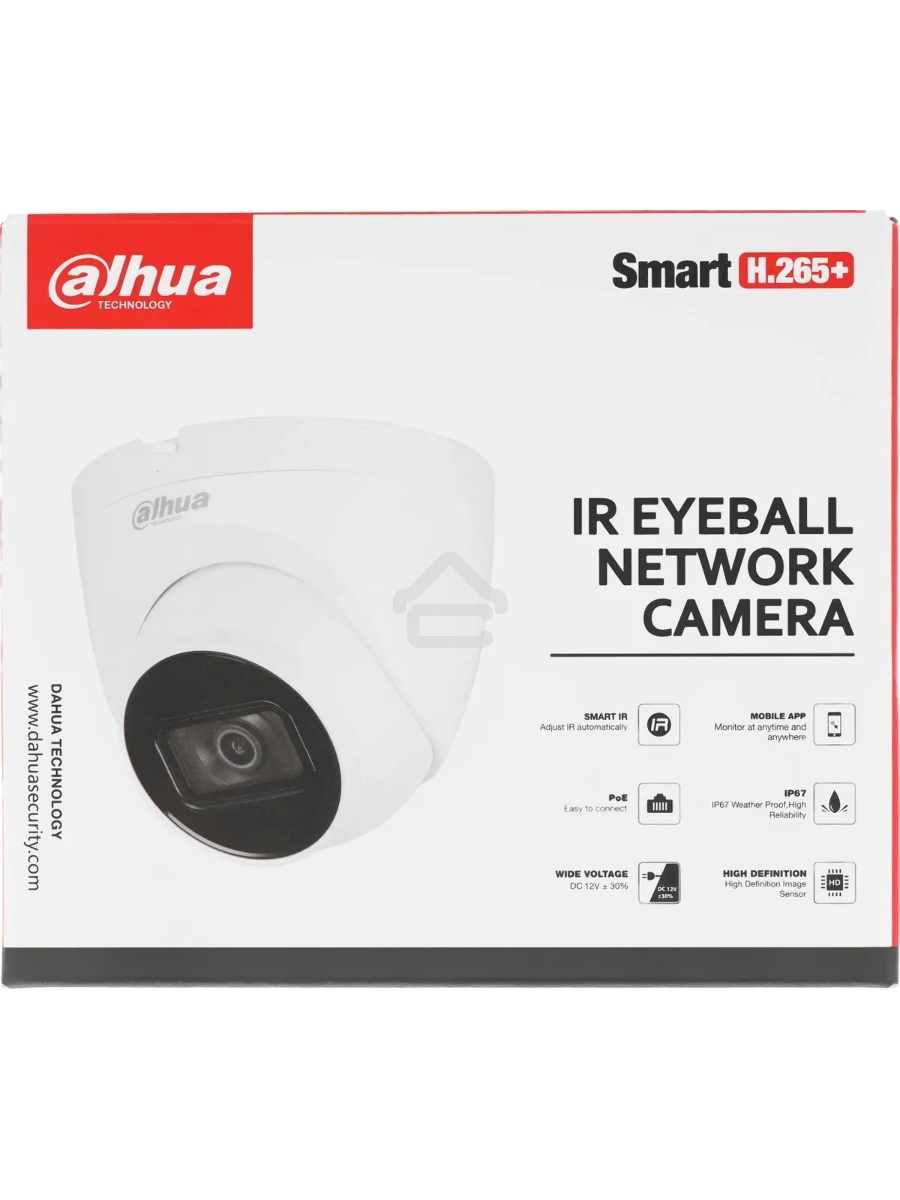 Камера видеонаблюдения IP Dahua DH-IPC-HDW2230TP-AS-0280B-S2(QH3) 2.8-2.8мм цв. (DH-IPC-HDW2230TP-AS-0280B-S2)