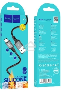Кабель Hoco X86 Type-C USB (m)-USB Type-C (m) 1м черный коробка
