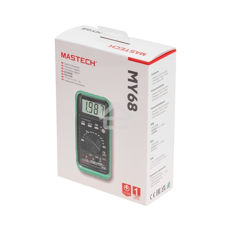 Цифровой автоматический мультиметр MASTECH MY68 00-00000273