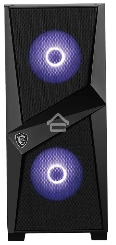 Компьютерный корпус MSI MAG FORGE 100M / mid-tower, ATX, tempered glass side panel / 2x RGB 120mm & 1x 120mm fans inc. / MAG FORGE 100M
