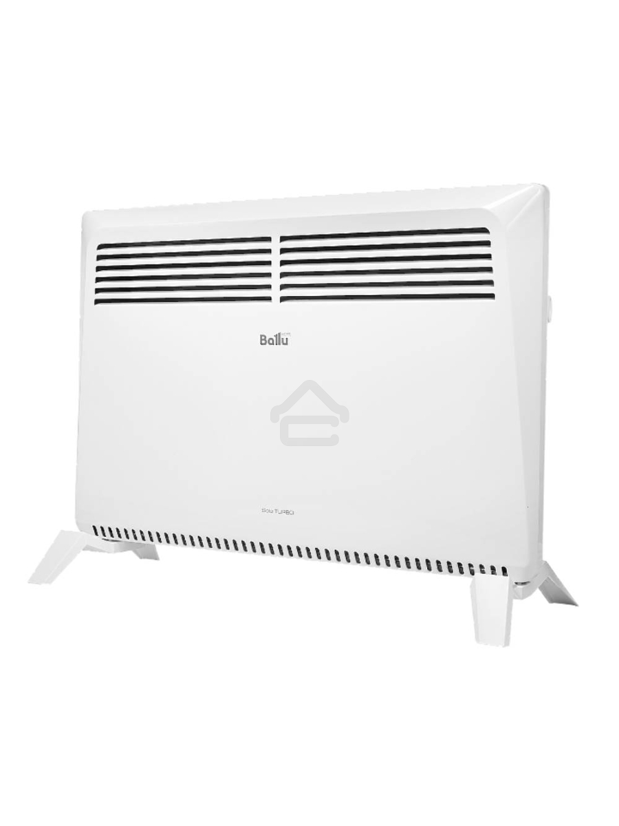 Конвектор Ballu Solo Turbo BEC/SMT-2000 + Кронштейн CWM-02, белый, 2000 Вт, 25 м2, термостат