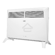 Конвектор электрический Ballu Solo Turbo BEC/SMT-2000 + Кронштейн CWM-02, белый, 2000 Вт, 25 м2, термостат