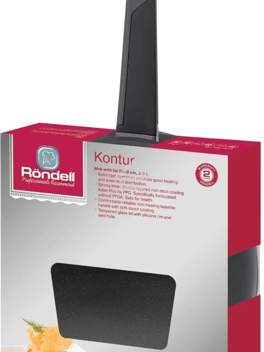 Вок с/кр 28х8 см Rondell RDA-1489 Kontur