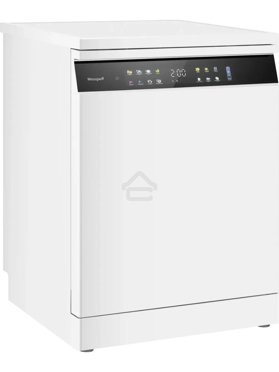 Посудомоечная машина Weissgauff DW 6039 Touch Dual Wash, белый/черный, 59.8 см, 15 компл., 49 дБ, класс A+++