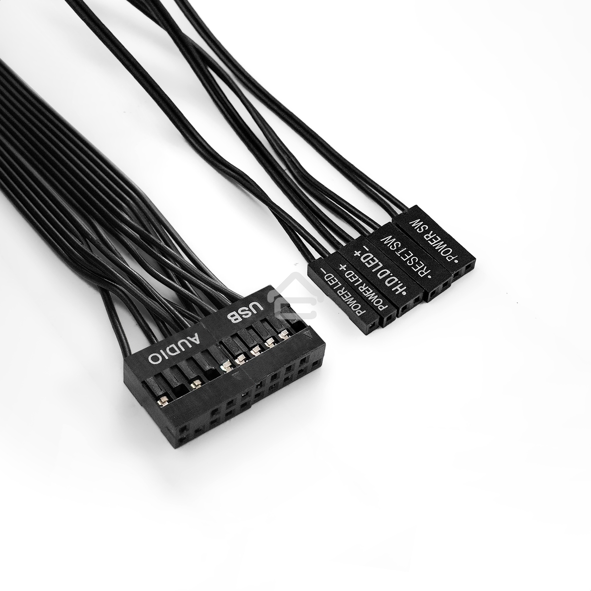 Компьютерный корпус Miditower ExeGate AA-440-AA350 (ATX, AA350 8 см, 2*USB, аудио)