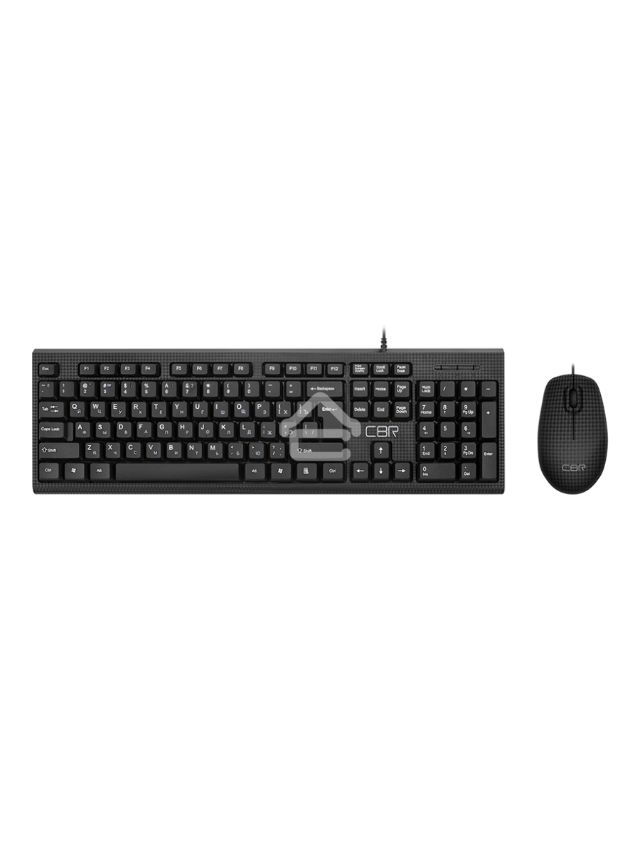 Комплект (клавиатура+мышь) CBR KB SET 711 Carbon