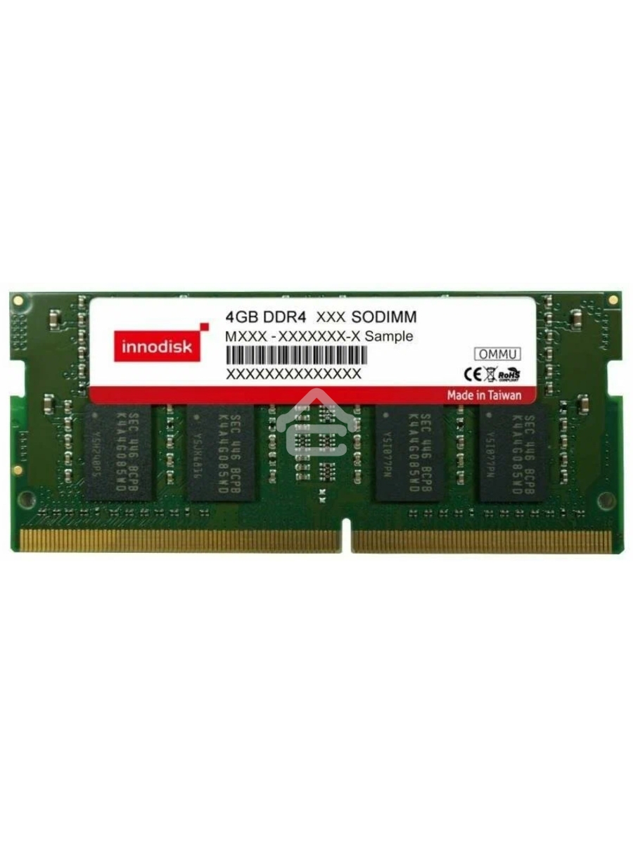 Оперативная память Innodisk M4S0-4GSSNCEM, DDR4, 4GB (1x4 GB), 3200 MHz, CL32, SO-DIMM