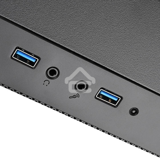 Компьютерный корпус Silverstone SST-PS15B-PRO Precision Mini Tower Micro ATX Computer Case, tempered glass, 2x 120мм ARGb, 1x ARGb Controller, black