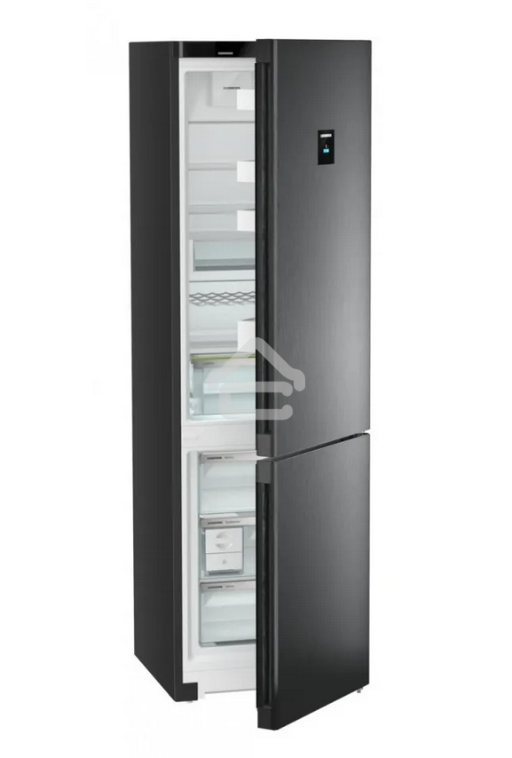 Холодильник Liebherr CNBDC 573I-22 001 черная нержавеющая сталь двухкамерный 266/94л морозилка снизу