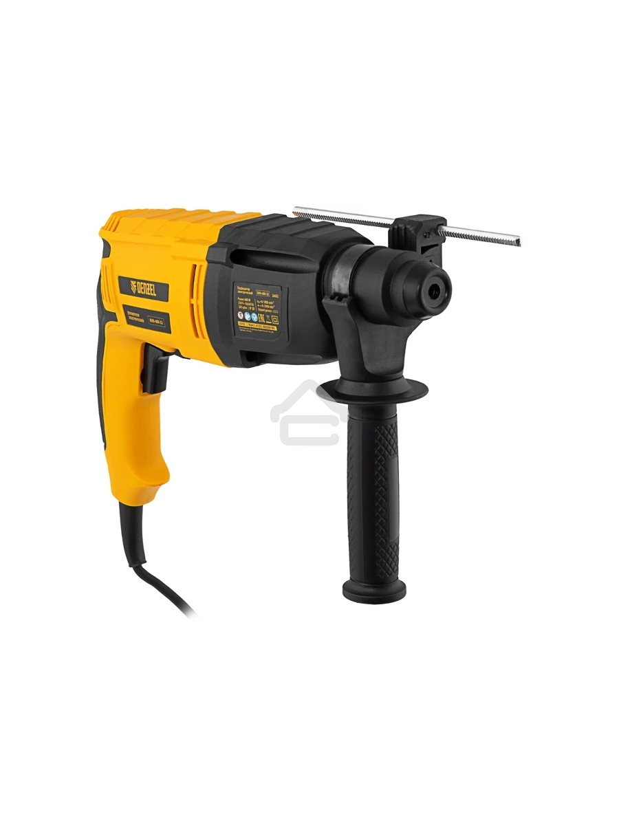 Перфоратор электрический RHH-600-22, SDS-plus, 600 Вт, 2,5 Дж, 2 реж. Denzel