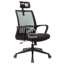 Кресло офисное Бюрократ MC-201-H/TW-11 черный TW-11, спинка сетка