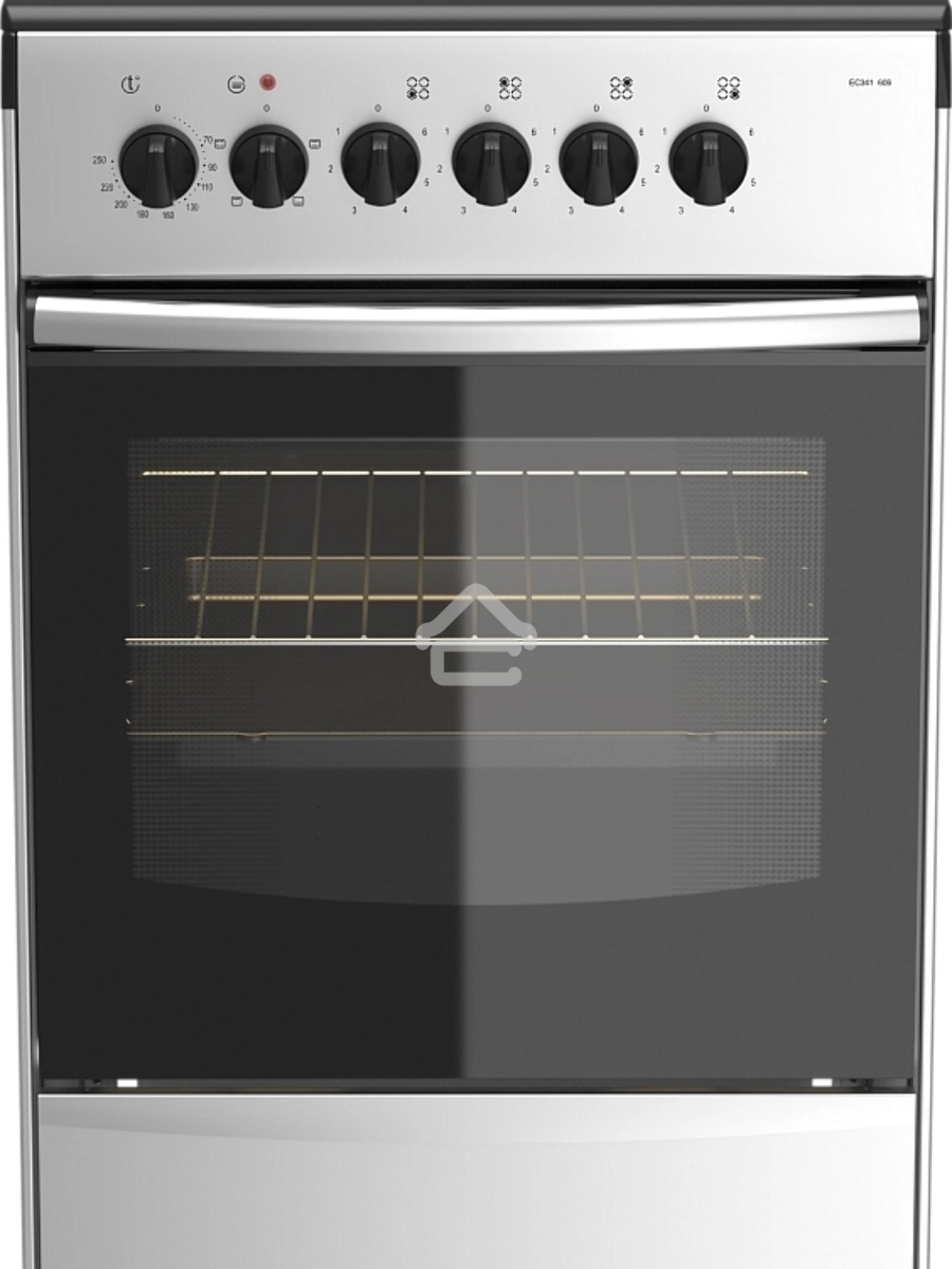 Плита электрическая Darina 1B EC 341 606 silver серебристый/черный, конфорок 4 шт, духовка 50 л, 50 см x 85 см x 56 см