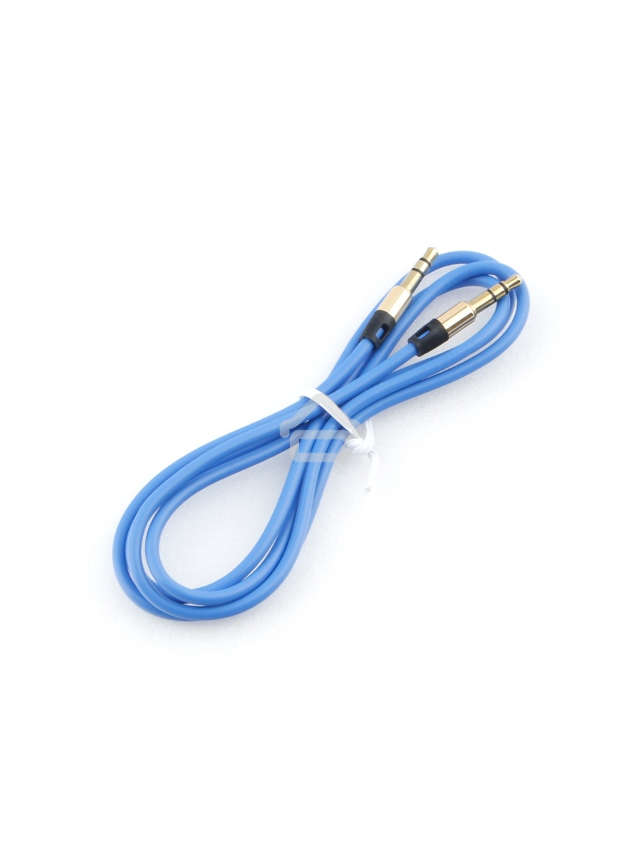 Кабель аудио Cablexpert CCAB-01-35MM-1MU, 3.5 Jack (M)/3.5 Jack (M), синий. 1м, блистер