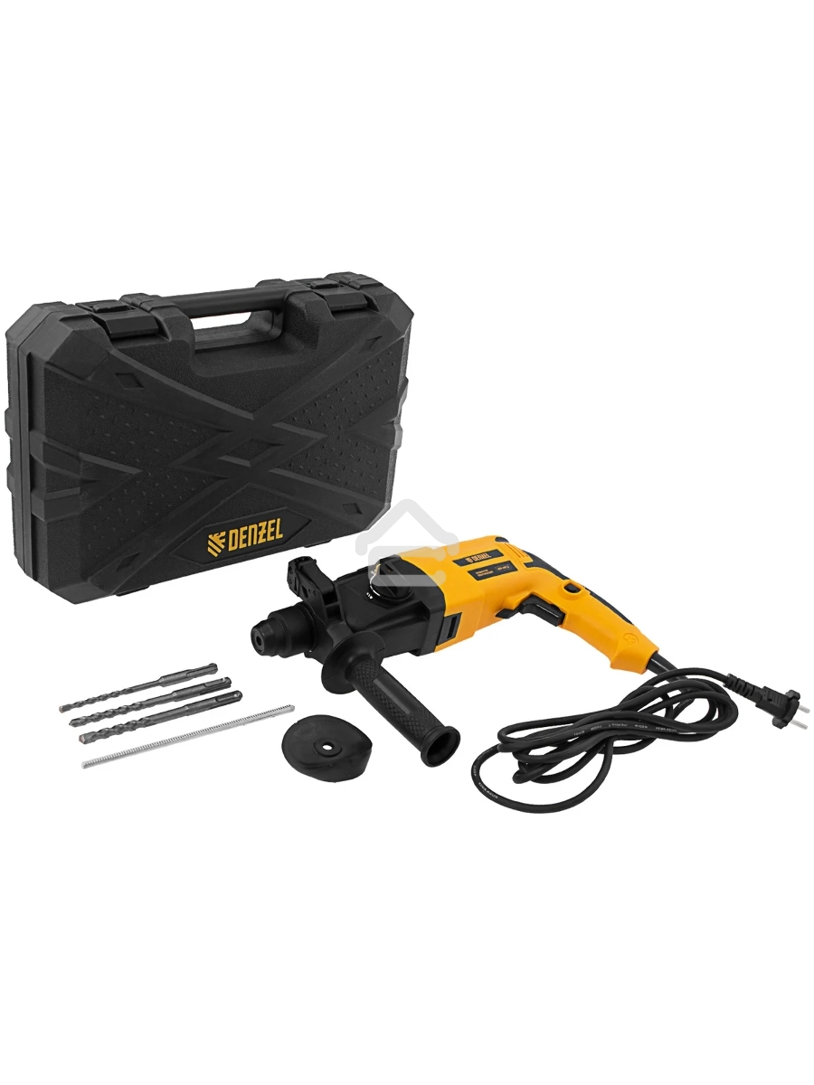 Перфоратор электрический RHH-600-22, SDS-plus, 600 Вт, 2,5 Дж, 2 реж. Denzel