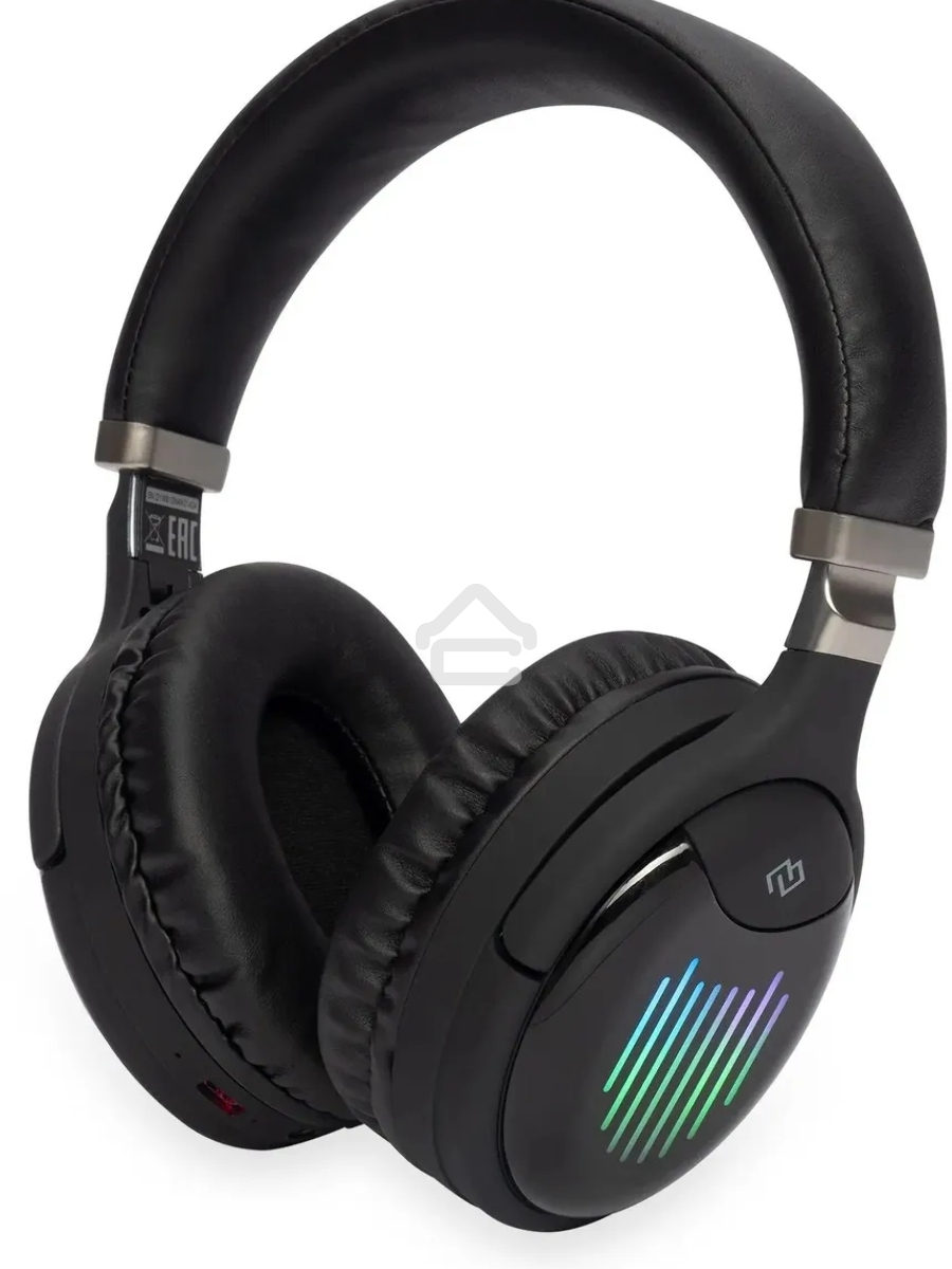Гарнитура накладные Digma BT-16 черный беспроводные bluetooth оголовье