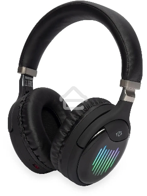 Гарнитура накладные Digma BT-16 черный беспроводные bluetooth оголовье