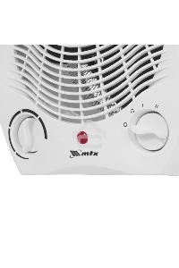Тепловентилятор MTX FHS-2000, белый, 1000/2000 Вт, 25 м2, термостат