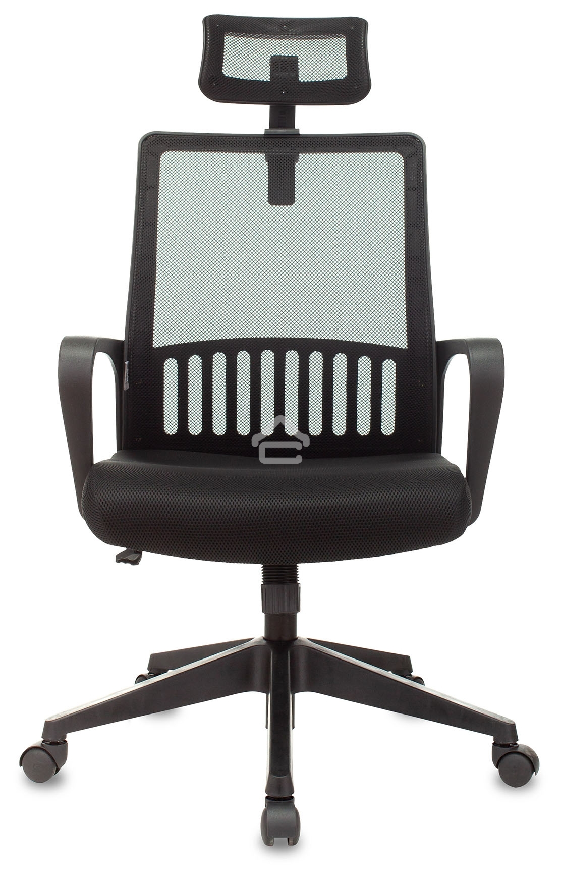 Кресло офисное Бюрократ MC-201-H/TW-11 черный TW-11, спинка сетка