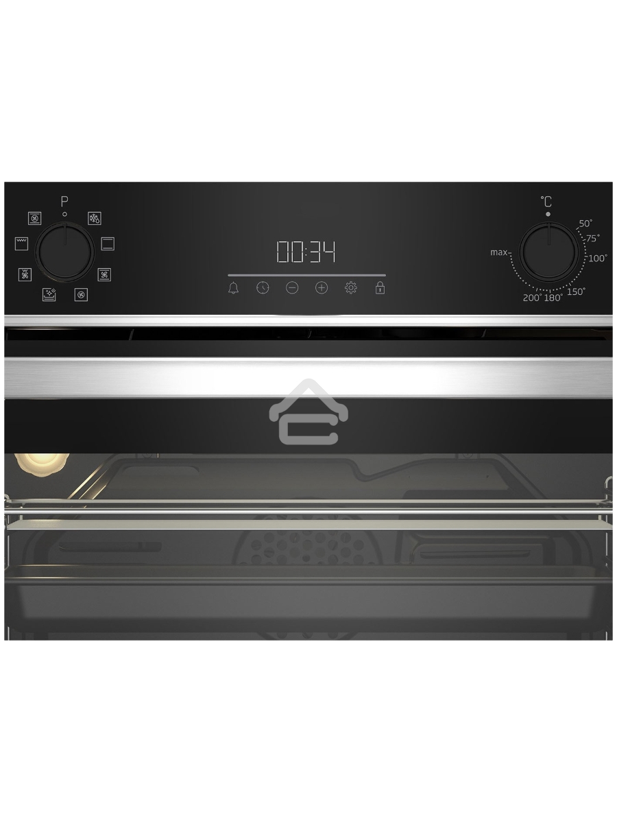 Духовой шкаф электрический Beko BBCM13300X, черный/серебристый