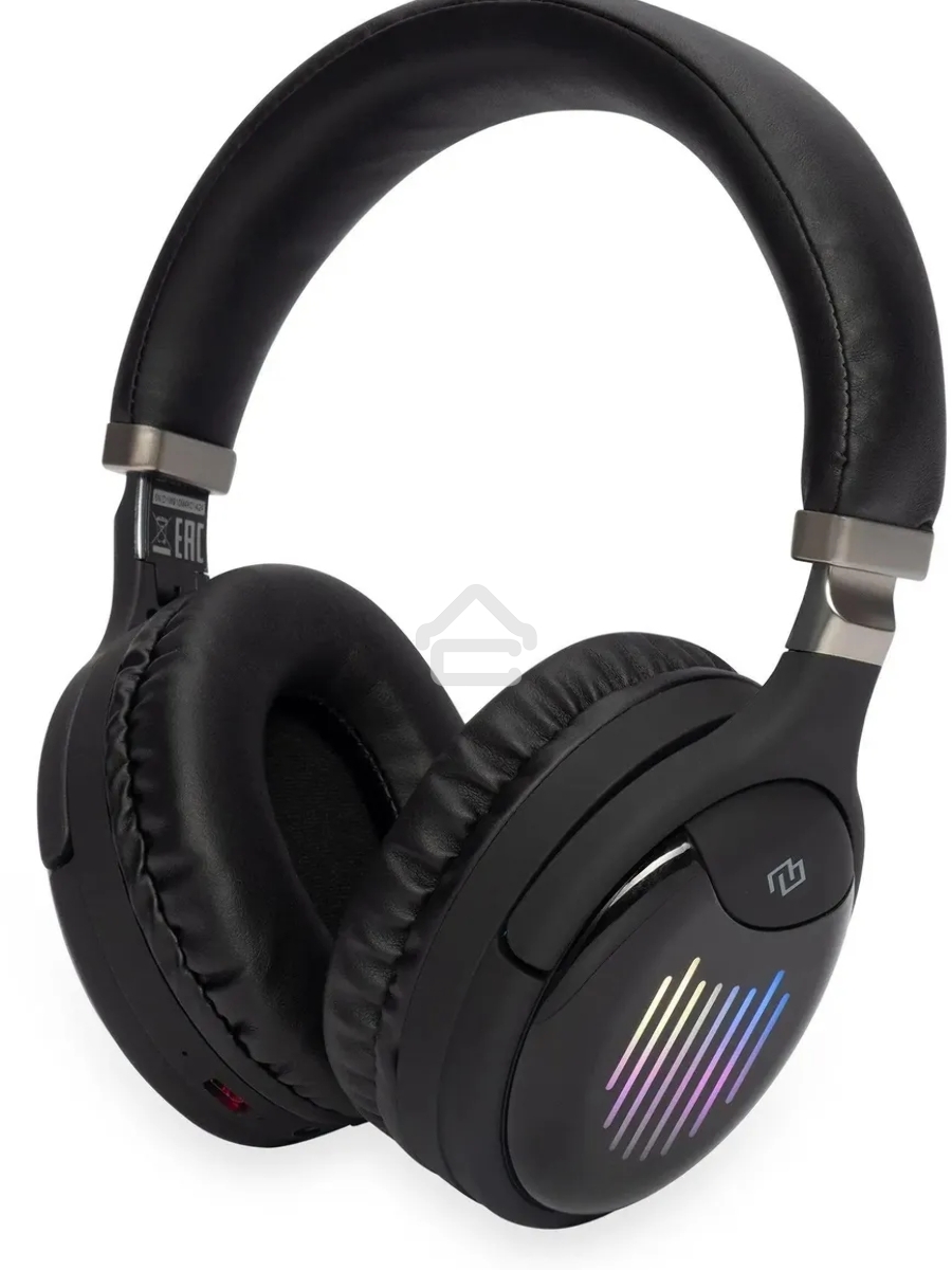 Гарнитура накладные Digma BT-16 черный беспроводные bluetooth оголовье