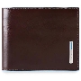 Кошелек мужской Piquadro Blue Square PU3891B2R/MO, натур.кожа, коричневый