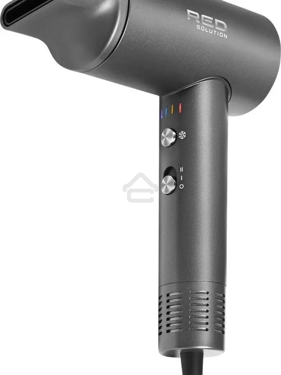 Фен Red Solution RF-510, 1400Вт, серый/серебристый
