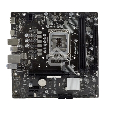 Материнская плата Biostar H610MS, LGA 1700, Intel H610, 2xDDR4, 4xSATA, 1xM.2, 1xPCIe 4.0 x16, 1xPCIe x1, 1xHDMI, 1xDP, 1x 1Gb LAN, 1xUSB-A 3.2 Gen 1, 4xUSB-A 2.0, 3x3.5 мм, 7.1, mATX