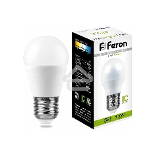 Лампа светодиодная Feron LB-750 11W 230V E27 4000K G45