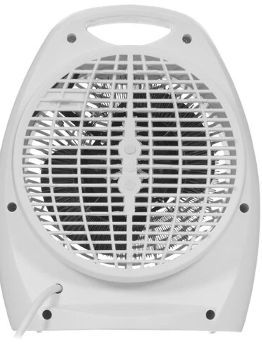 Тепловентилятор MTX FHS-2000, белый, 1000/2000 Вт, 25 м2, термостат