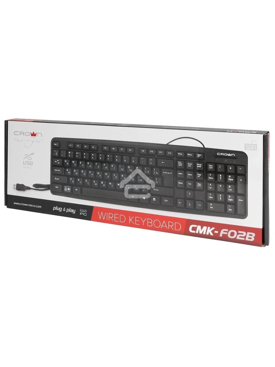 Клавиатура CROWN CMK-F02B (OEM)