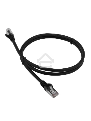 Патч-корд Lanmaster LAN-PC45/S6-2.0-BK FTP вилка RJ-45-вилка RJ-45 кат.6 2м чёрный LSZH (уп.:1шт)