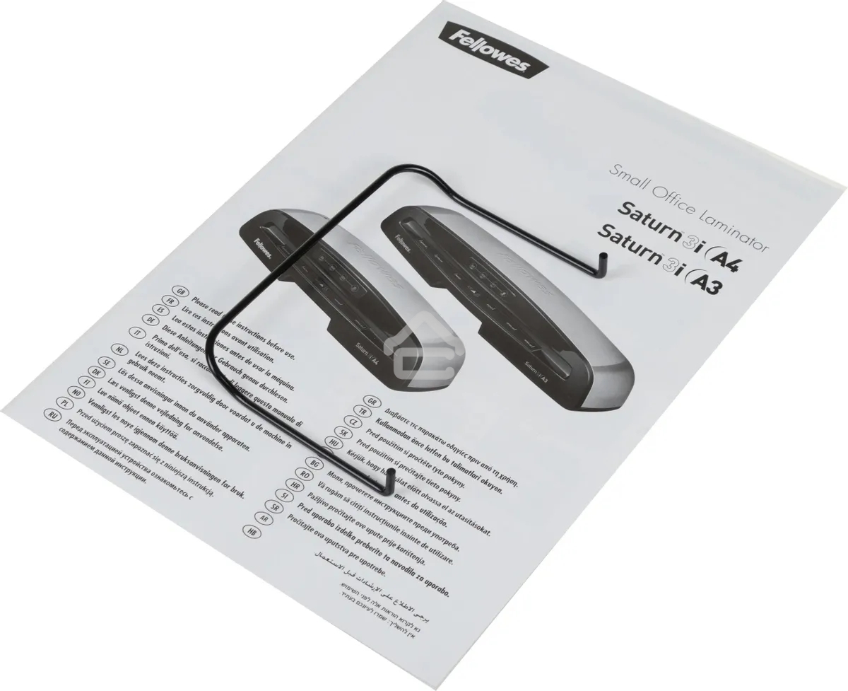 Ламинатор Fellowes Saturn 3i A3 (FS-57360), A3 (75-125 мкм) 30 см/мин (2 вал.) хол.лам. лам.фото