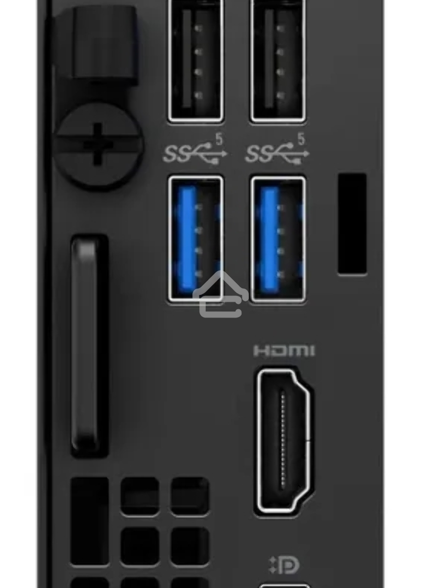 Неттоп Dell Optiplex 7020 Micro Core 300T (3.4) 8Gb SSD256Gb UHDG 710 Linux Ubuntu GbitEth 260W мышь клавиатура черный (7020-1860)