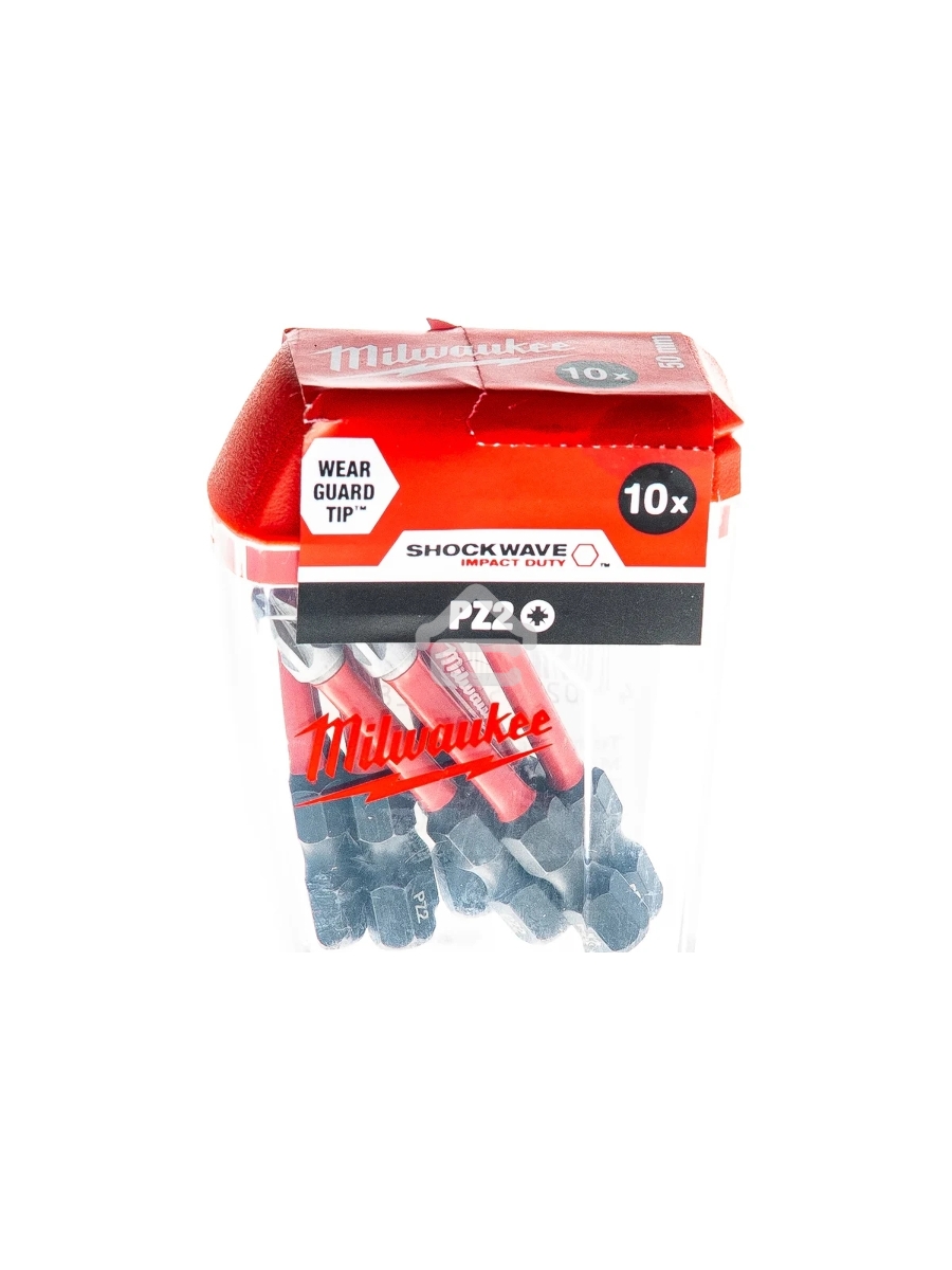 Насадка Milwaukee SHOCKWAVE PZ2 50мм 10шт 4932430866