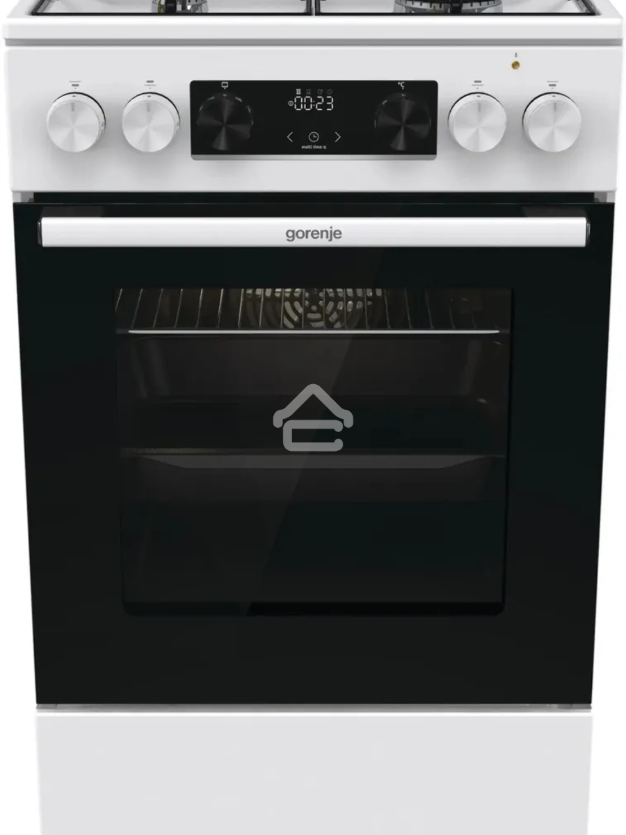 Плита комбинированная Gorenje GK5C60WJ белый, конфорок 4 газовых, духовка 62 л, 50 см x 85 см x 59.4 см
