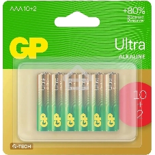 Батарея GP Ultra 24AUA21-2CRSBC12 AAA (12шт) блистер