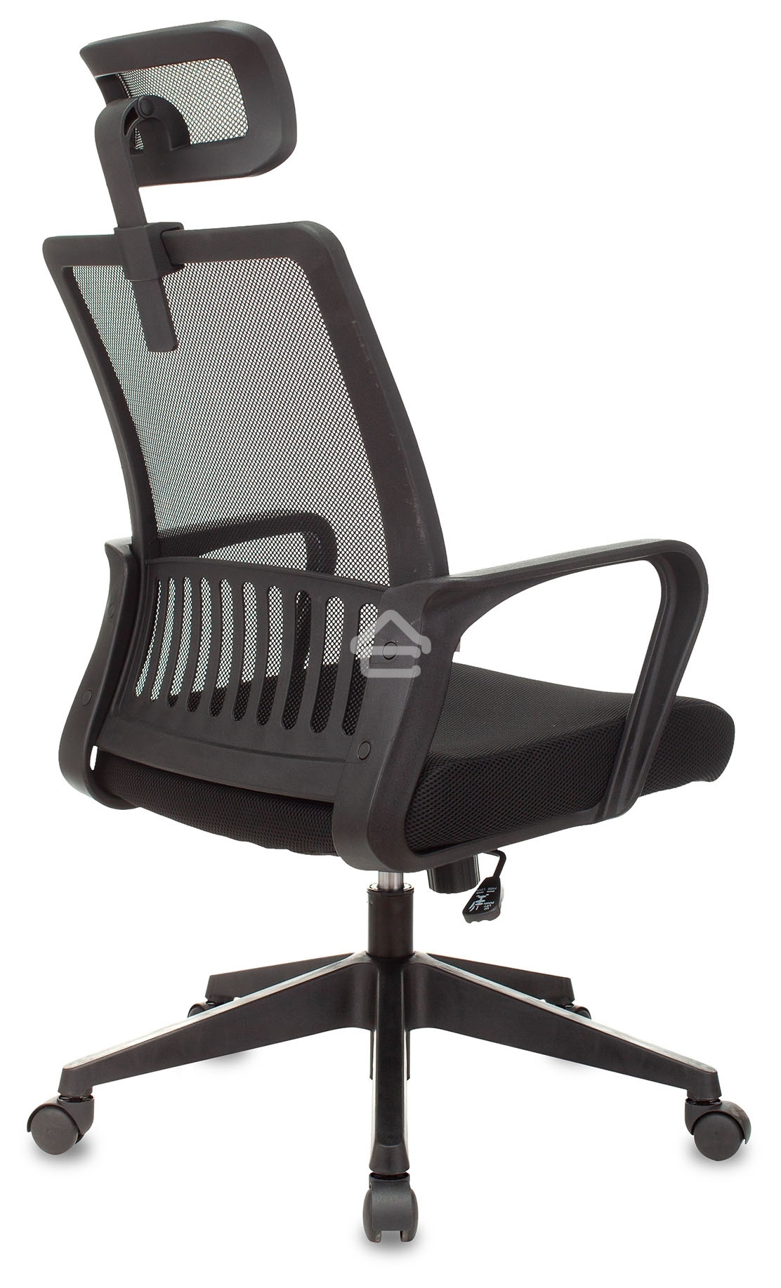 Кресло офисное Бюрократ MC-201-H/TW-11 черный TW-11, спинка сетка